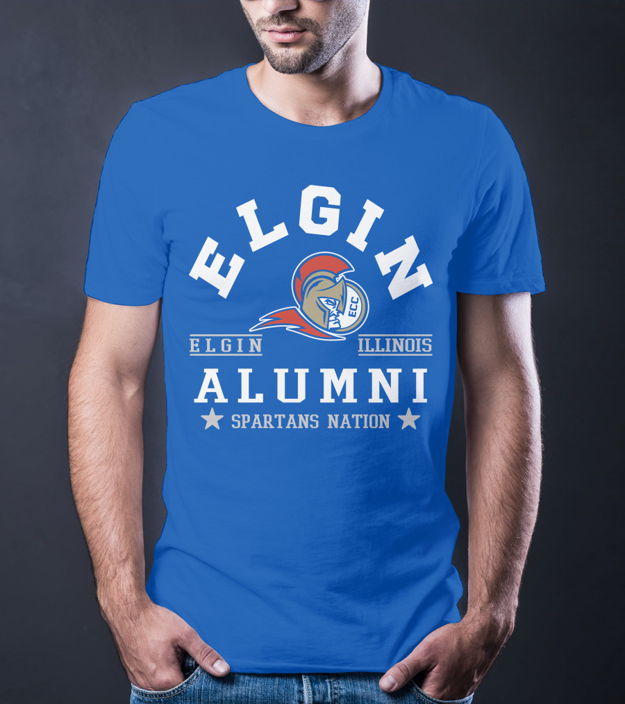 Elgin Illinois ECC Spartans Alumni Nation T-Shirt