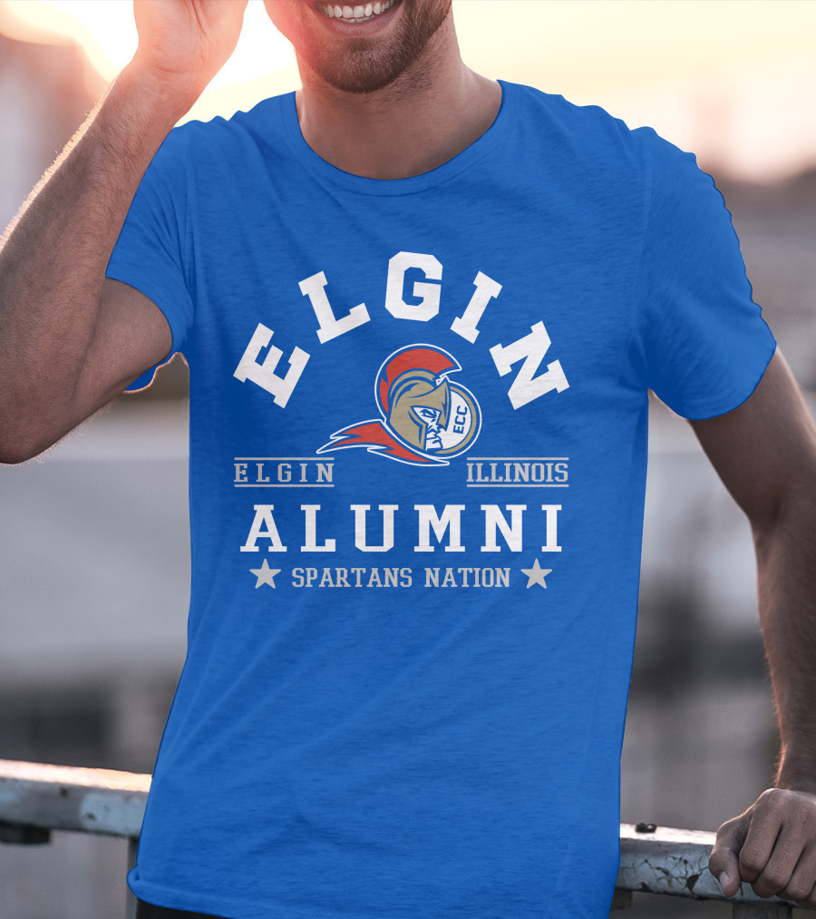 Elgin Illinois ECC Spartans Alumni Nation T-Shirt