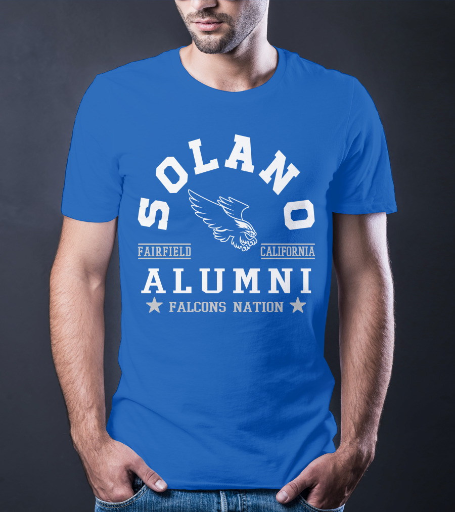 Solano Alumni Fairfield California Falcons Nation T-Shirt