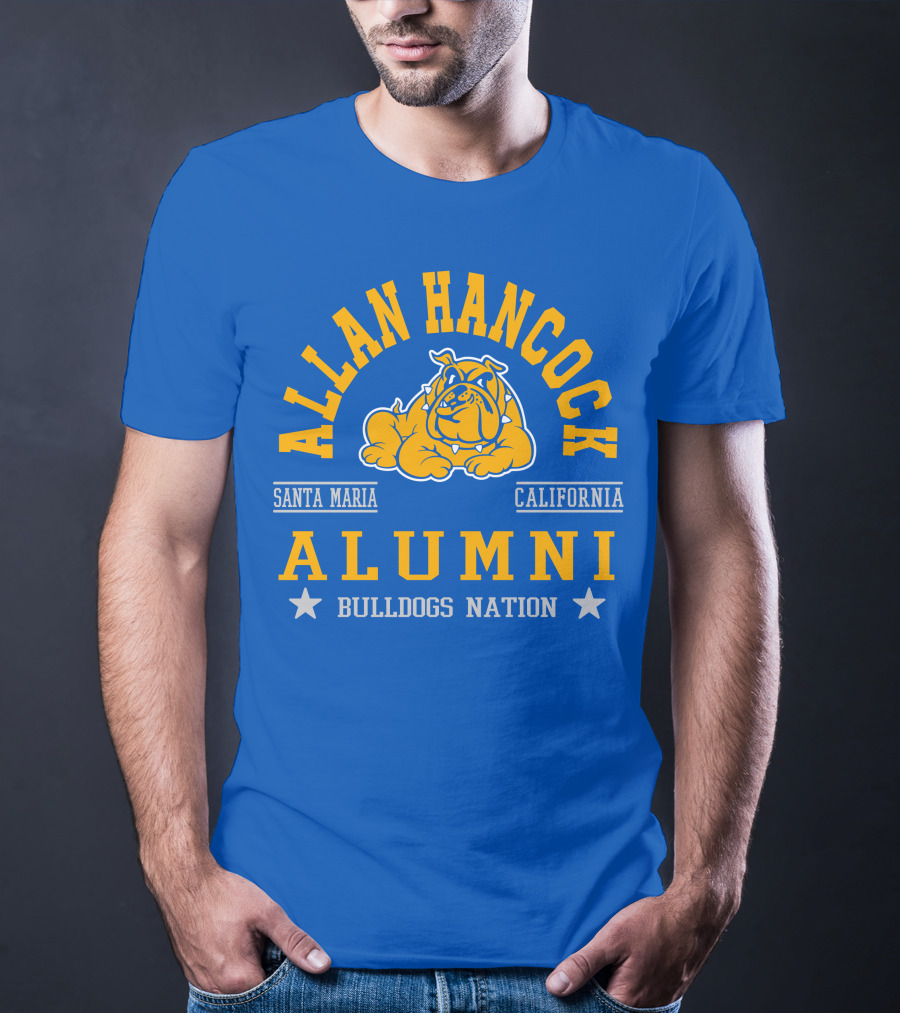 Allan Hancock Santa Maria California Alumni Bulldogs Nation T-Shirt