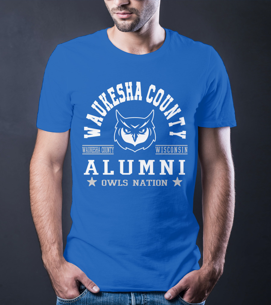 Waukesha County Wisconsin Alumni Owls Nation T-Shirt