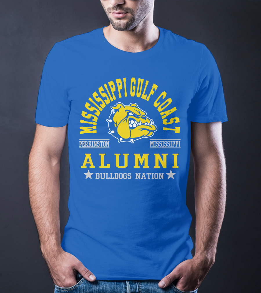 Mississippi Gulf Coast Alumni Bulldogs Nation Perkinston Mississippi T-Shirt