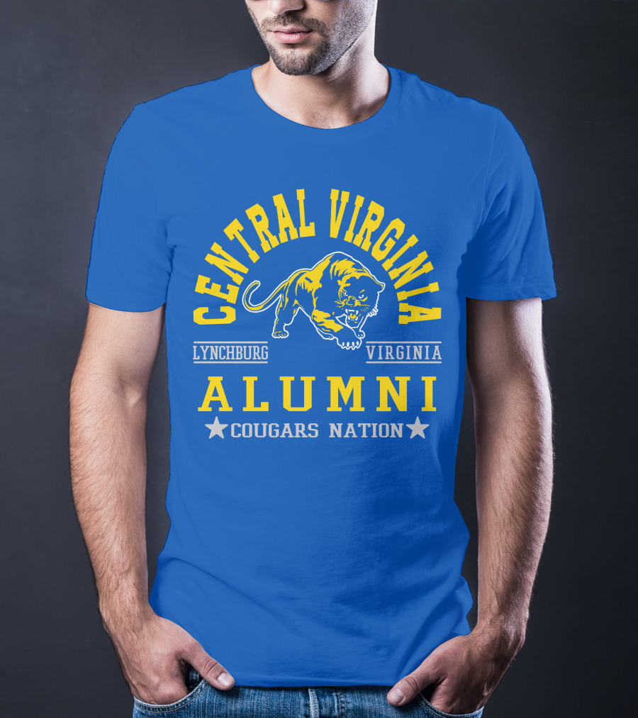 Central Virginia Lynchburg Cougars Alumni Nation T-Shirt