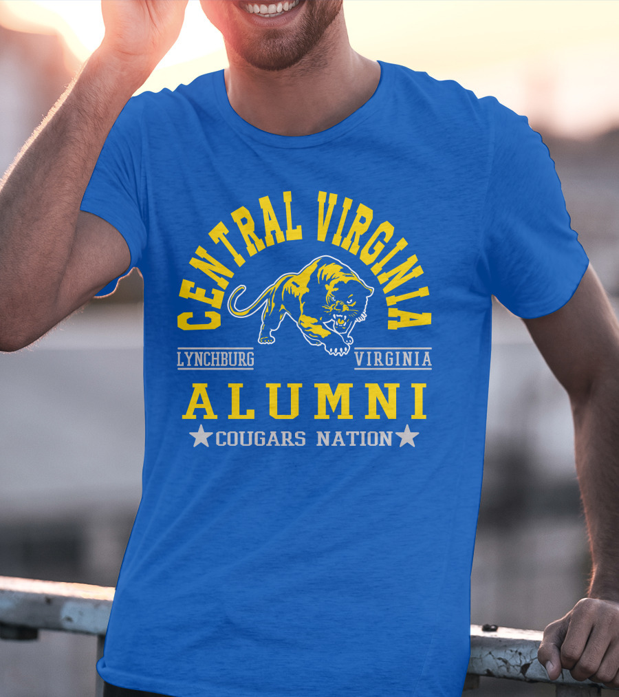 Central Virginia Lynchburg Cougars Alumni Nation T-Shirt