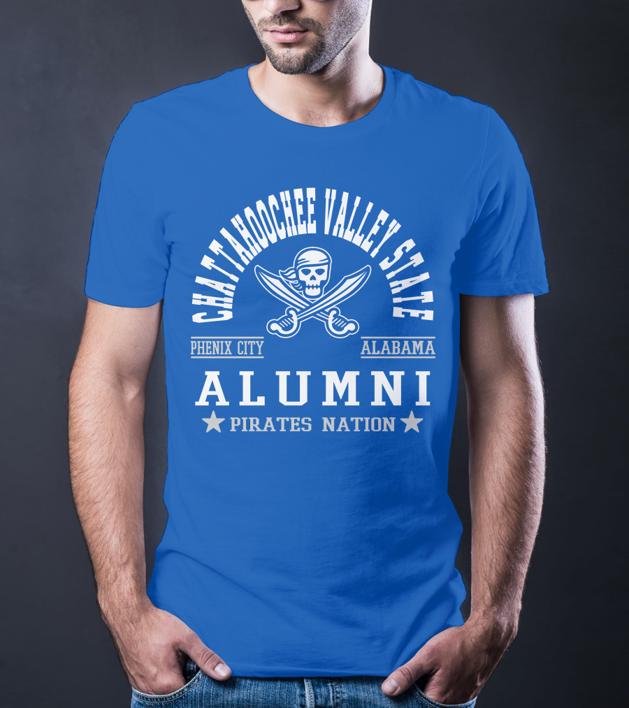 Chattahoochee Valley State Phenix City Alabama Alumni Pirates Nation T-Shirt