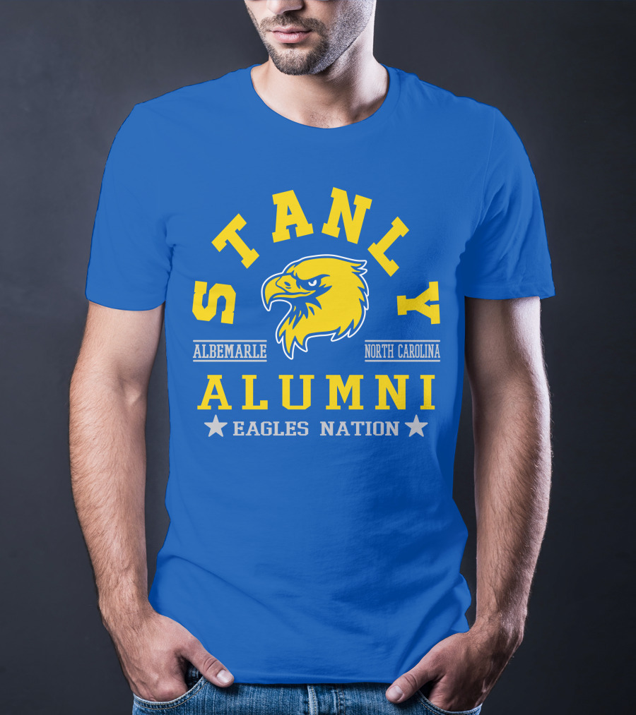 Stanly Alumni Albemarle North Carolina Eagles Nation T-Shirt