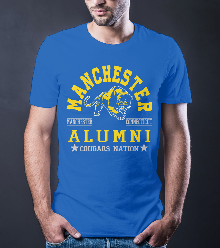 Manchester Connecticut Cougars Alumni Nation T-Shirt