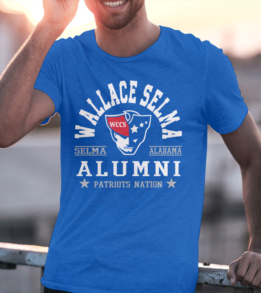 Wallace Selma Alabama Alumni Patriots Nation WCCS T-Shirt