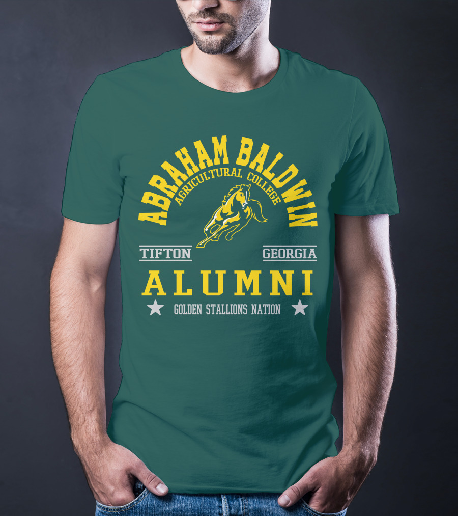 Abraham Baldwin Agricultural College Tifton Georgia Alumni Golden Stallions Nation T-Shirt