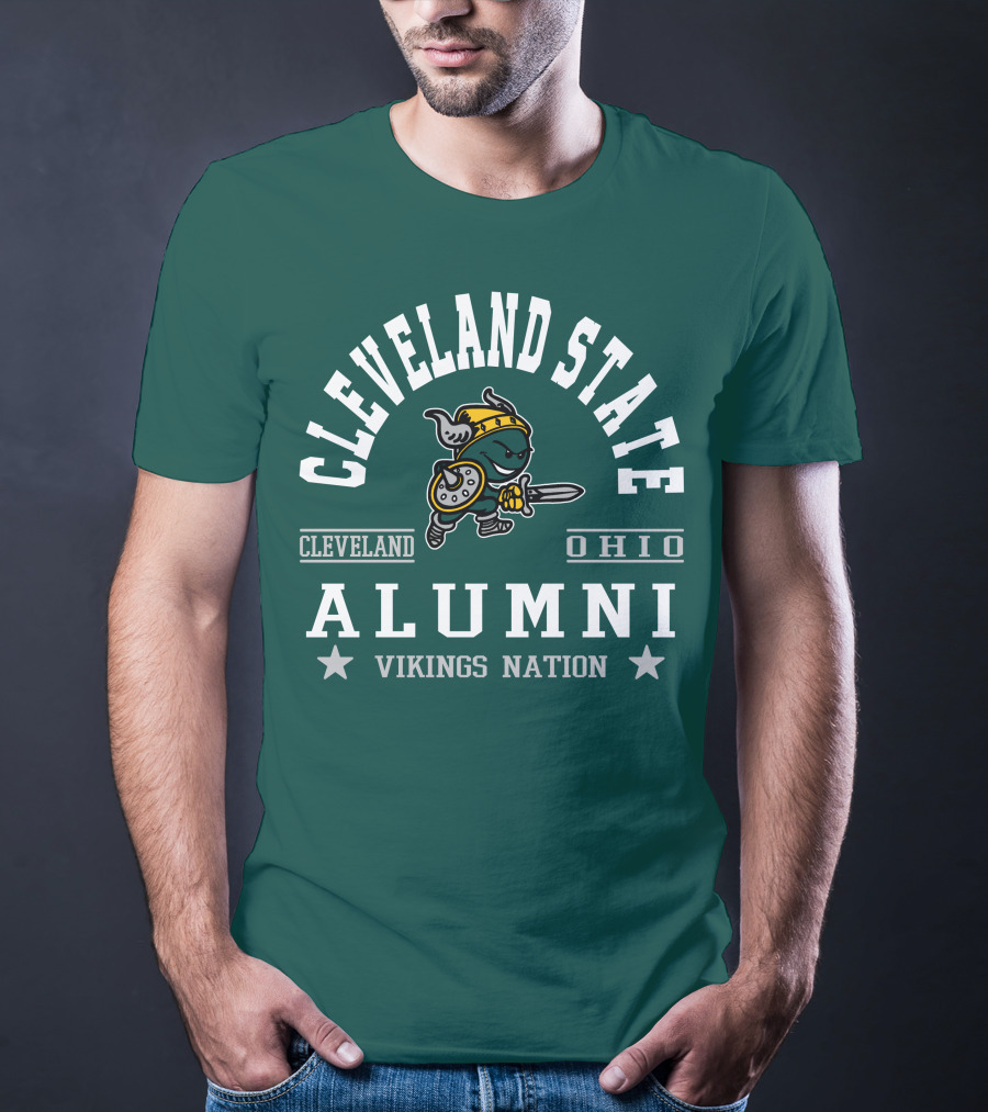 Cleveland State University Ohio Alumni Vikings Nation T-Shirt