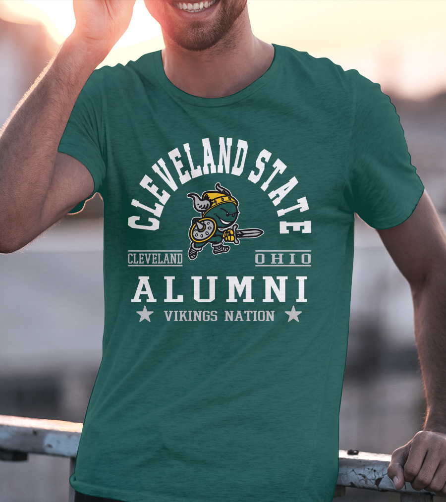 Cleveland State University Ohio Alumni Vikings Nation T-Shirt