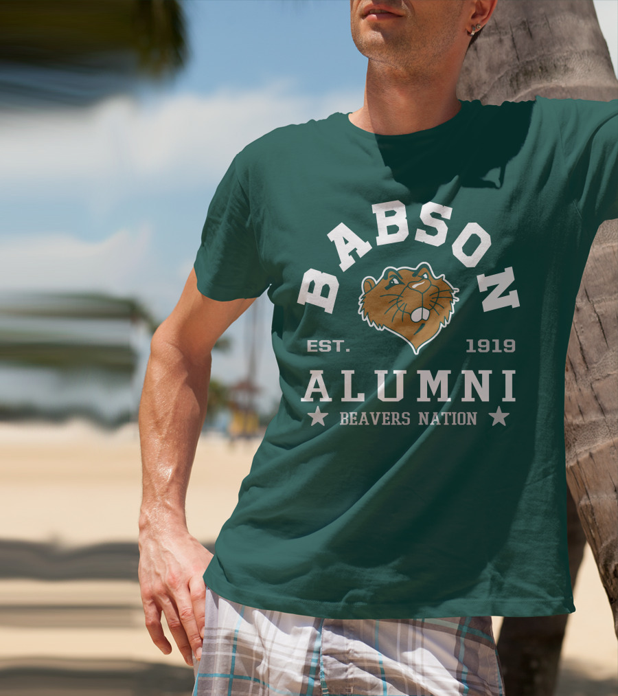 Babson Alumni Beavers Nation Est. 1919 T-Shirt