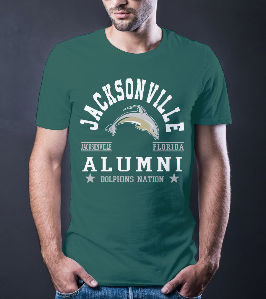 Jacksonville Florida Alumni Dolphins Nation T-Shirt