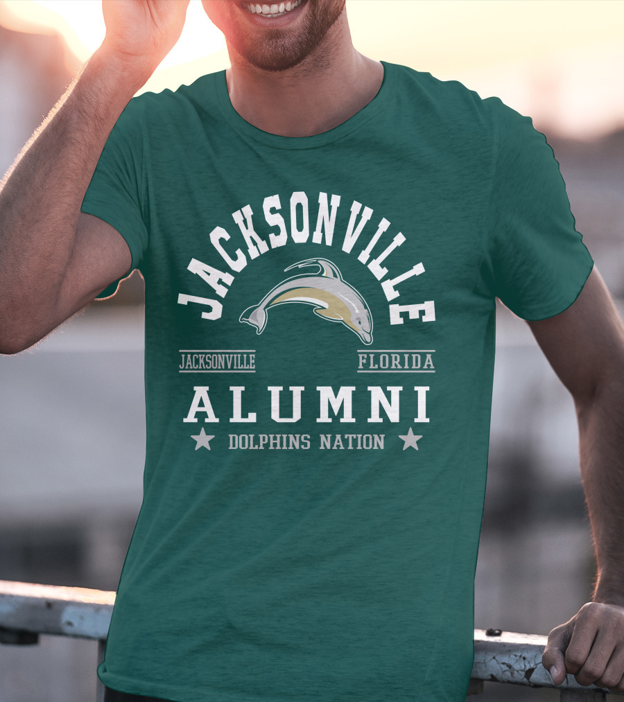 Jacksonville Florida Alumni Dolphins Nation T-Shirt