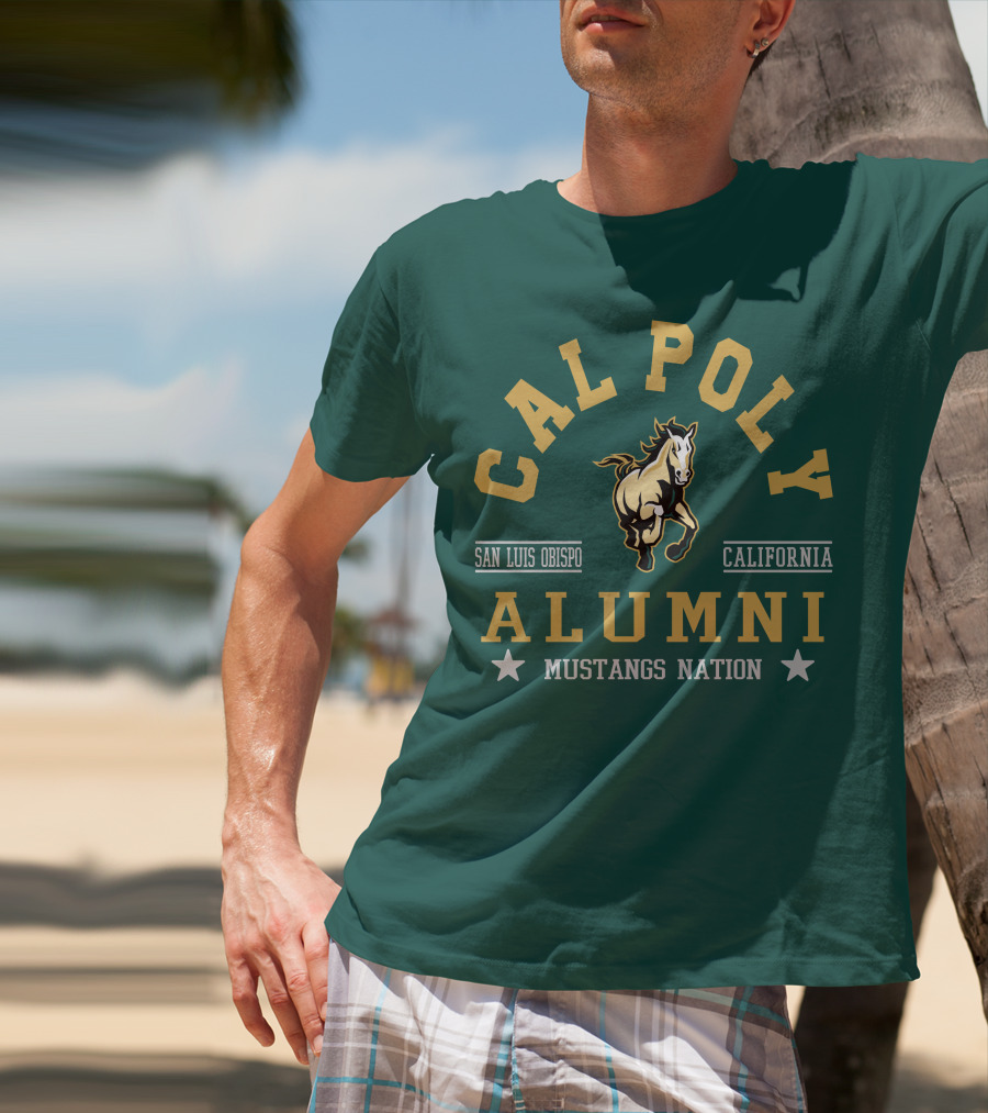 Cal Poly Alumni Mustangs Nation San Luis Obispo California T-Shirt