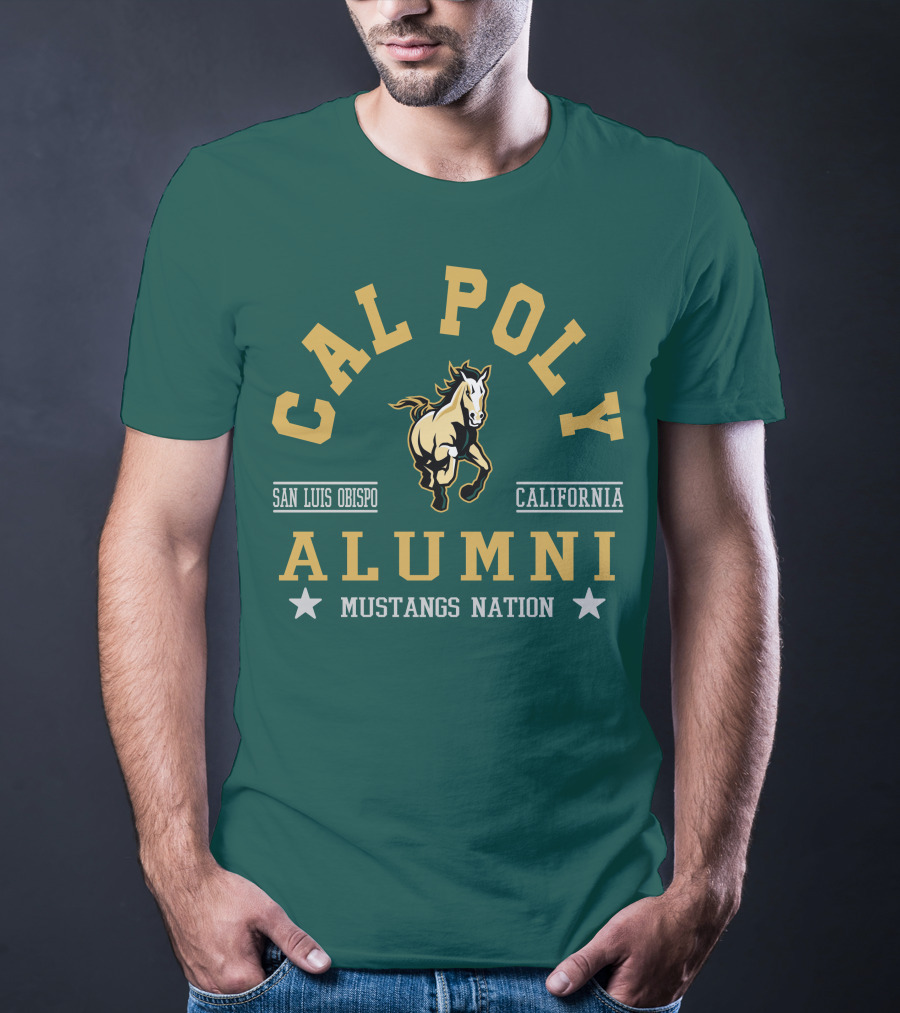Cal Poly Alumni Mustangs Nation San Luis Obispo California T-Shirt
