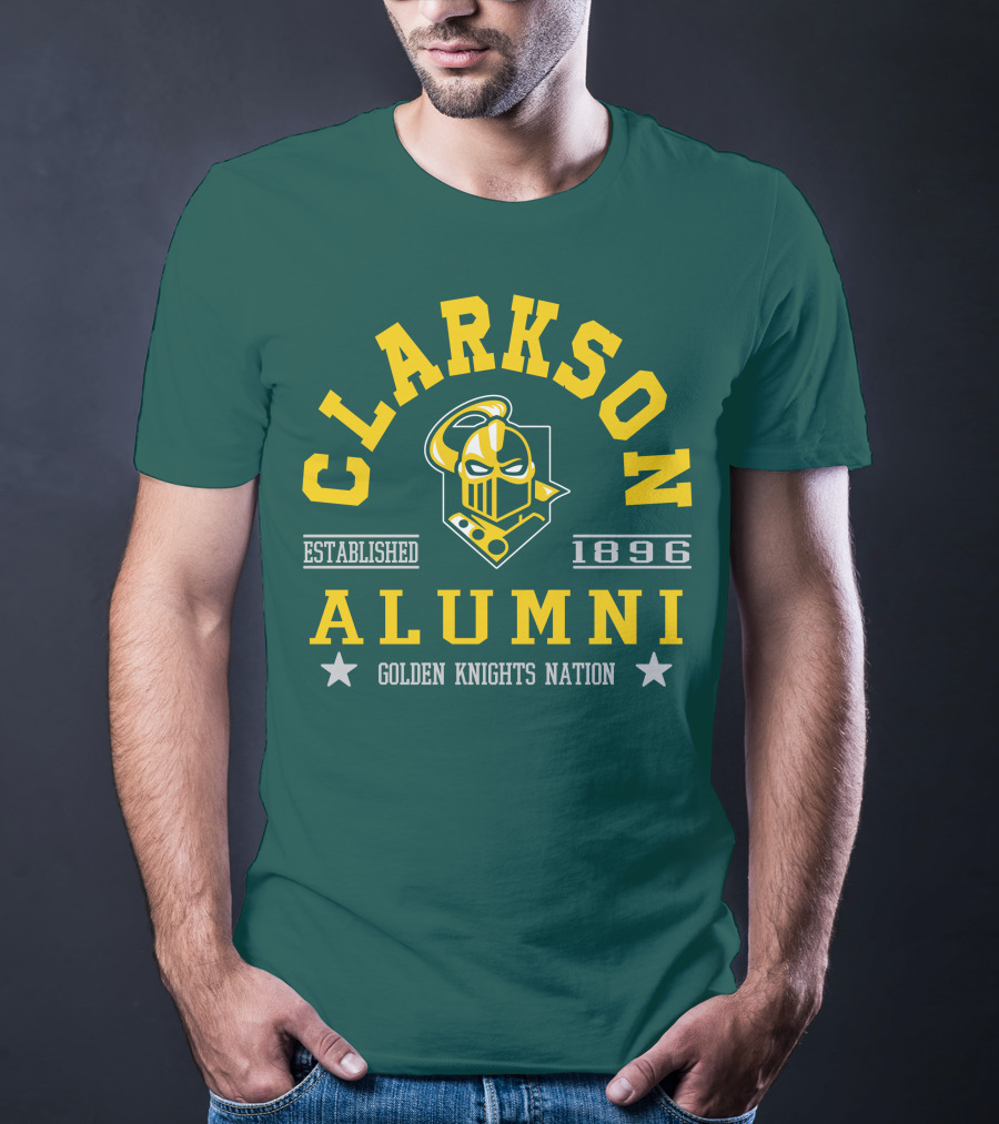 Clarkson Alumni Established 1896 Golden Knights Nation T-Shirt