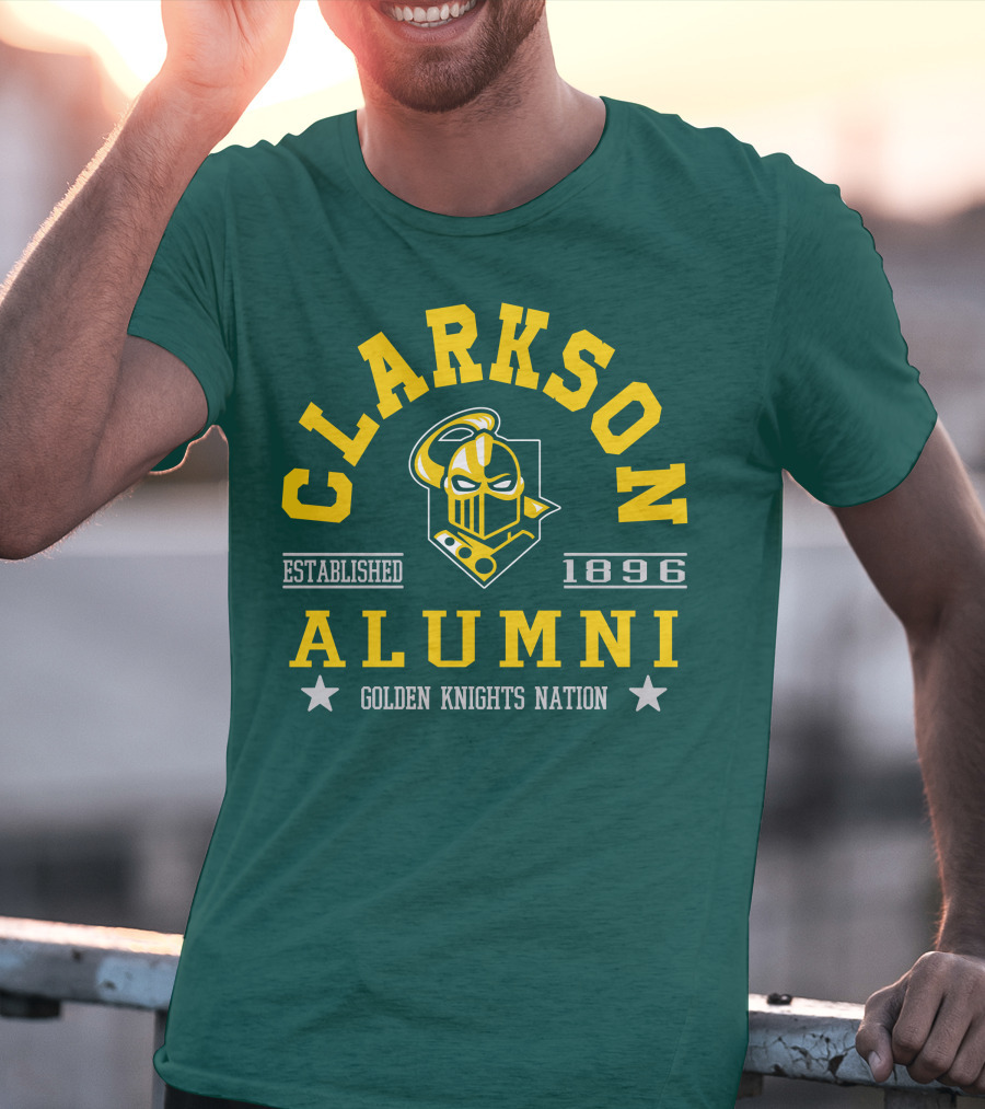 Clarkson Alumni Established 1896 Golden Knights Nation T-Shirt