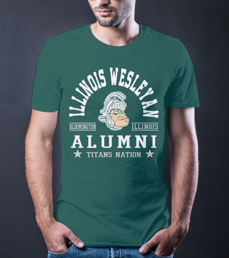 Illinois Wesleyan Alumni Titans Nation Bloomington Illinois T-Shirt