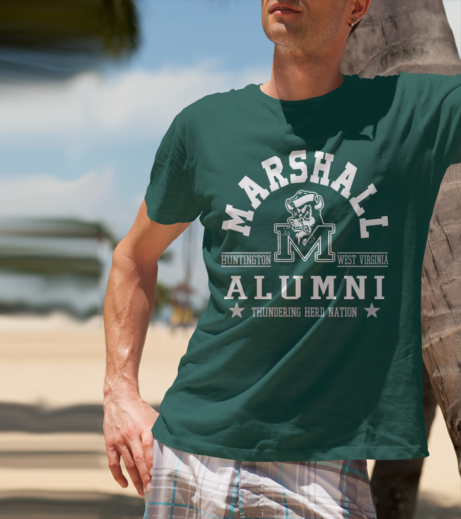 Marshall Alumni Thundering Herd Nation Huntington West Virginia T-Shirt