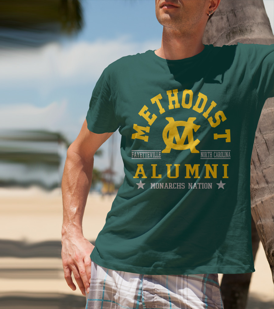 Methodist Alumni Monarchs Nation Fayetteville North Carolina T-Shirt