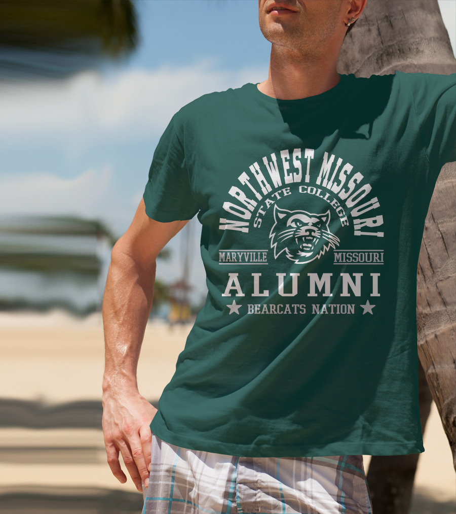 Northwest Missouri State College Maryville Alumni Bearcats Nation T-Shirt