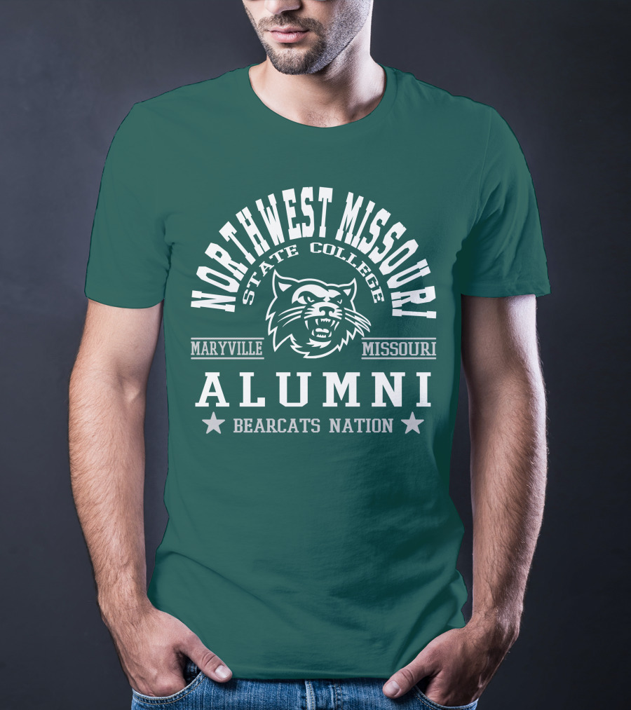 Northwest Missouri State College Maryville Alumni Bearcats Nation T-Shirt