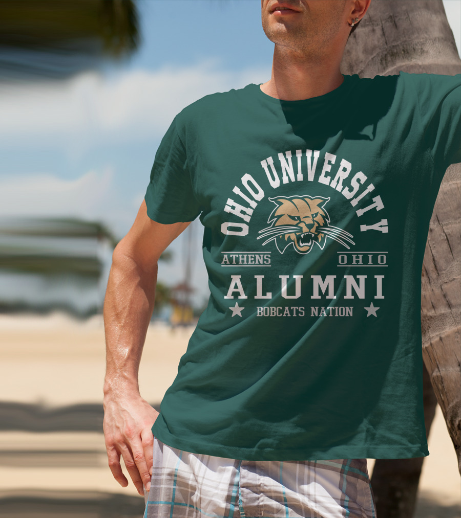 Ohio University Alumni Athens Ohio Bobcats Nation T-Shirt