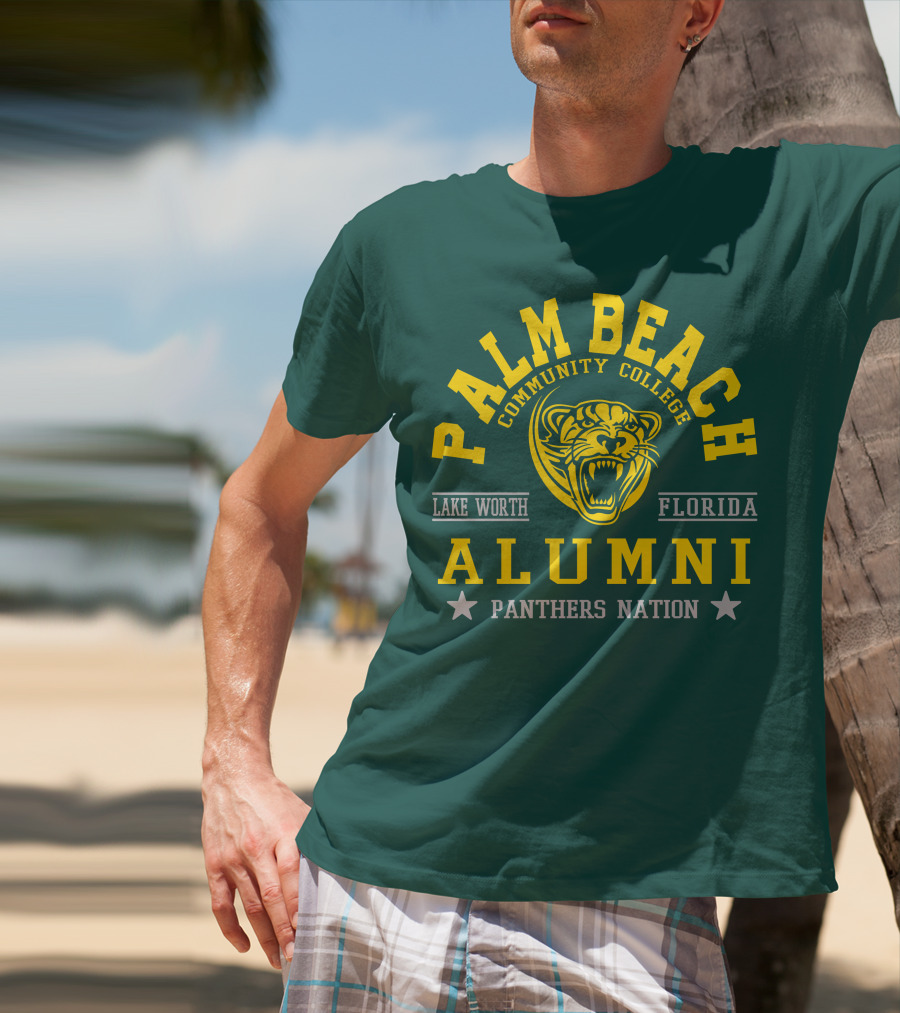 Palm Beach Community College Lake Worth Florida Alumni Panthers Nation T-Shirt