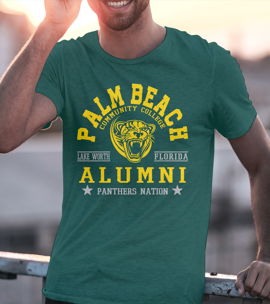 Palm Beach Community College Lake Worth Florida Alumni Panthers Nation T-Shirt