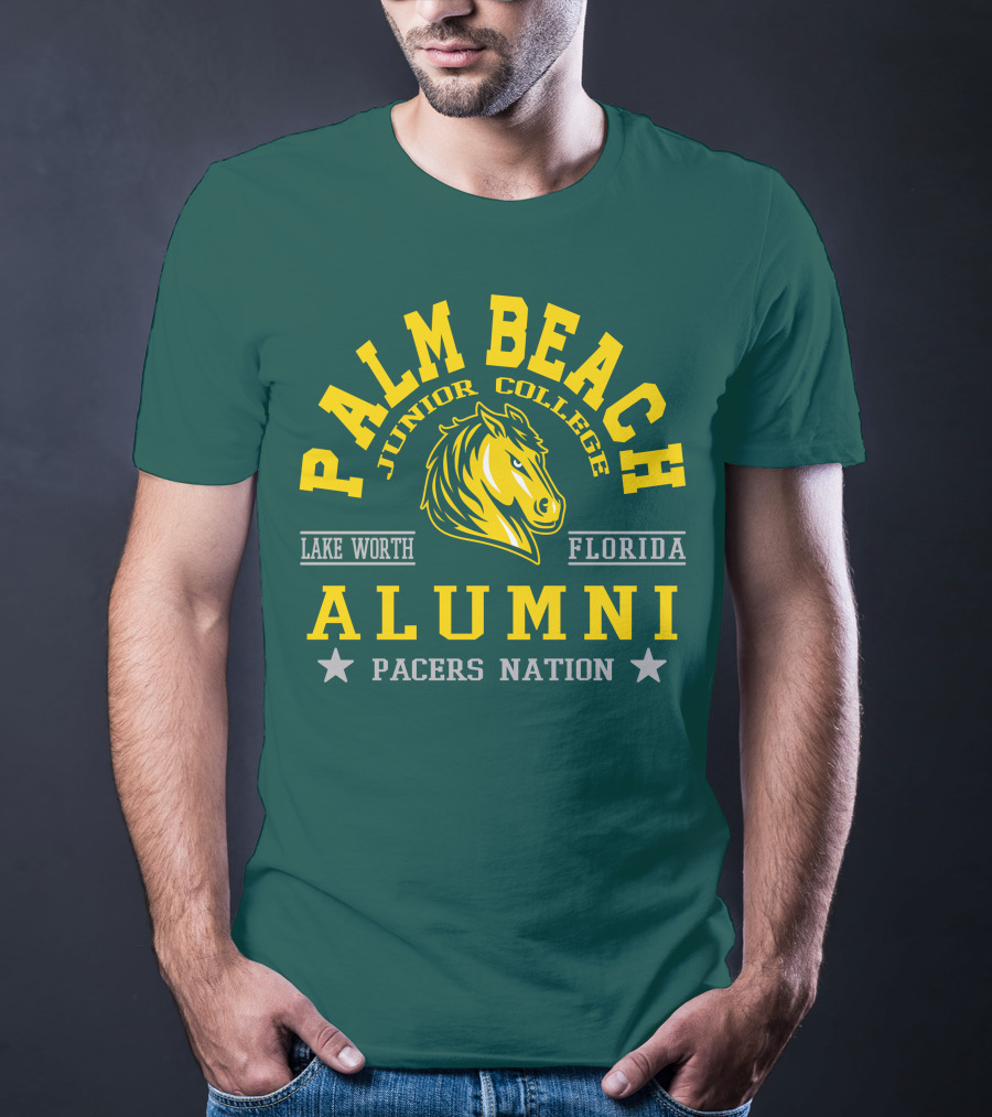 Palm Beach Junior College Alumni Pacers Nation Lake Worth Florida T-Shirt