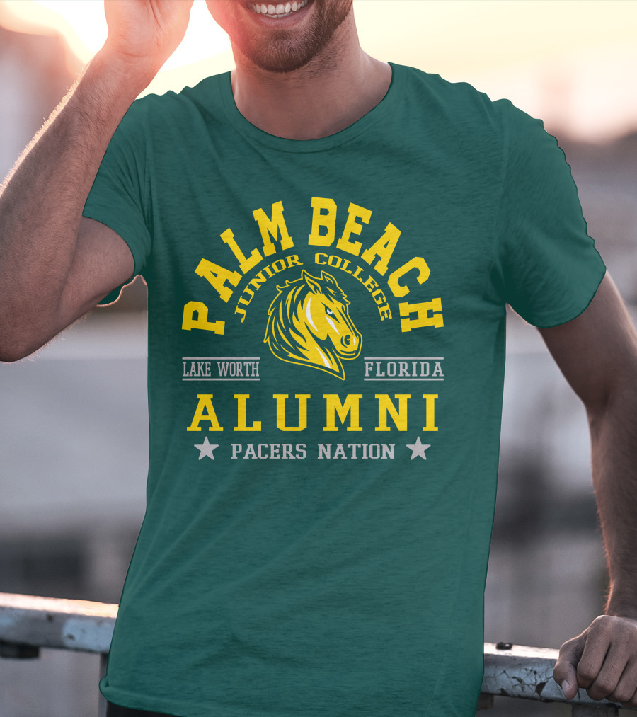 Palm Beach Junior College Alumni Pacers Nation Lake Worth Florida T-Shirt
