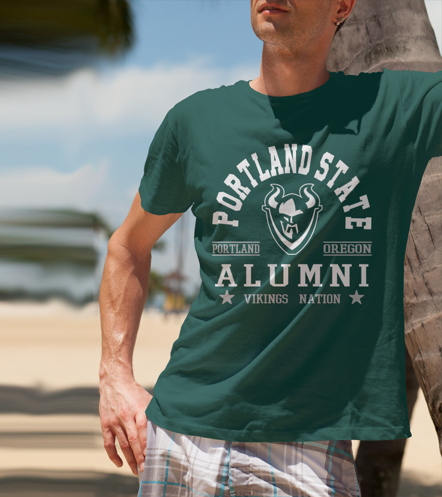 Portland State Alumni Oregon Vikings Nation T-Shirt