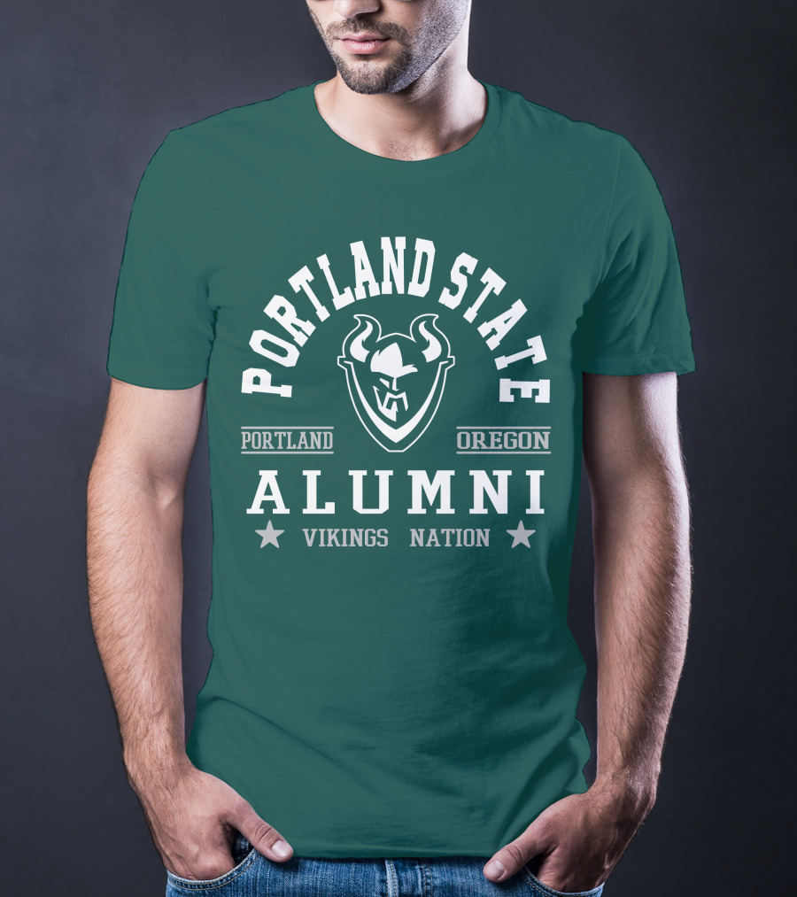 Portland State Alumni Oregon Vikings Nation T-Shirt