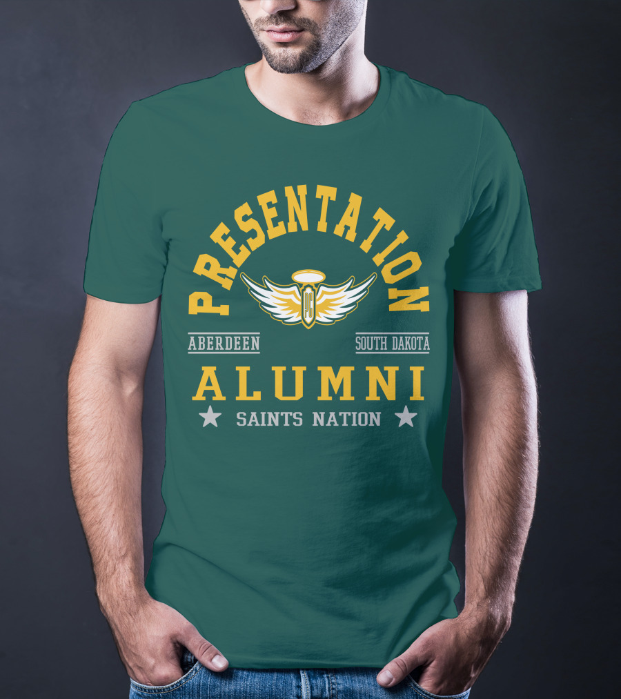 Presentation College Alumni Saints Nation Aberdeen South Dakota T-Shirt