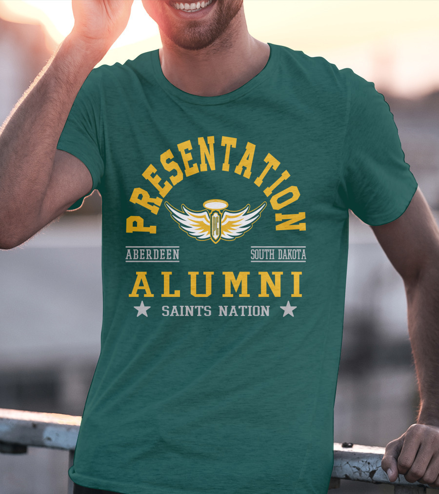 Presentation College Alumni Saints Nation Aberdeen South Dakota T-Shirt