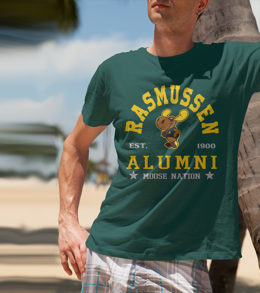 Rasmussen Alumni Moose Nation Est. 1900 T-Shirt