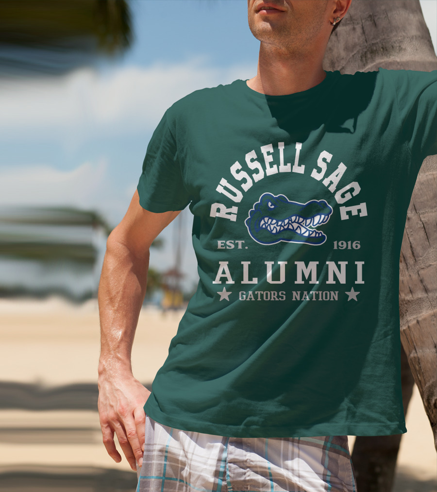 Russell Sage Gators Alumni Nation Est. 1916 T-Shirt
