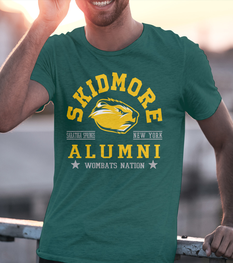 Skidmore College Alumni Wombats Nation Saratoga Springs New York T-Shirt