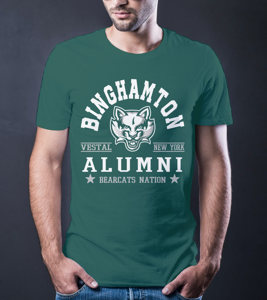 Binghamton Alumni Vestal New York Bearcats Nation T-Shirt