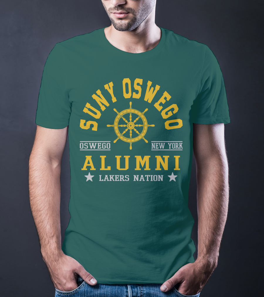 SUNY Oswego Alumni New York Lakers Nation T-Shirt