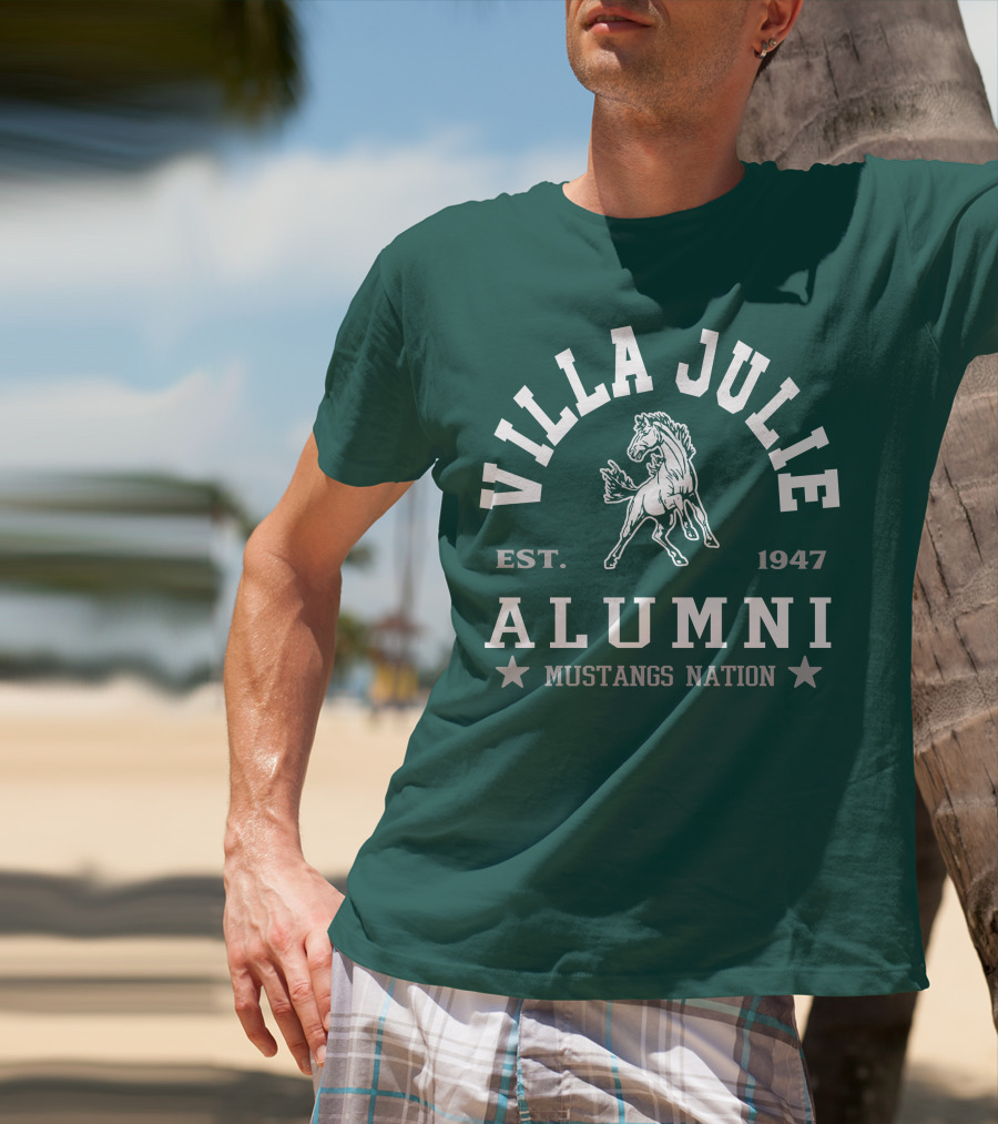 Villa Julie College Est. 1947 Alumni Mustangs Nation T-Shirt