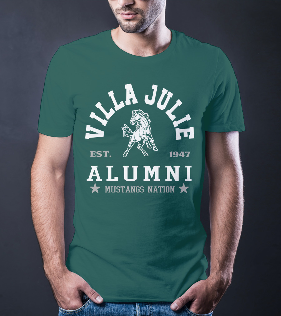 Villa Julie College Est. 1947 Alumni Mustangs Nation T-Shirt