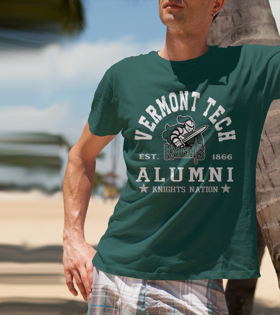Vermont Tech Knights Alumni Est. 1866 Knights Nation T-Shirt