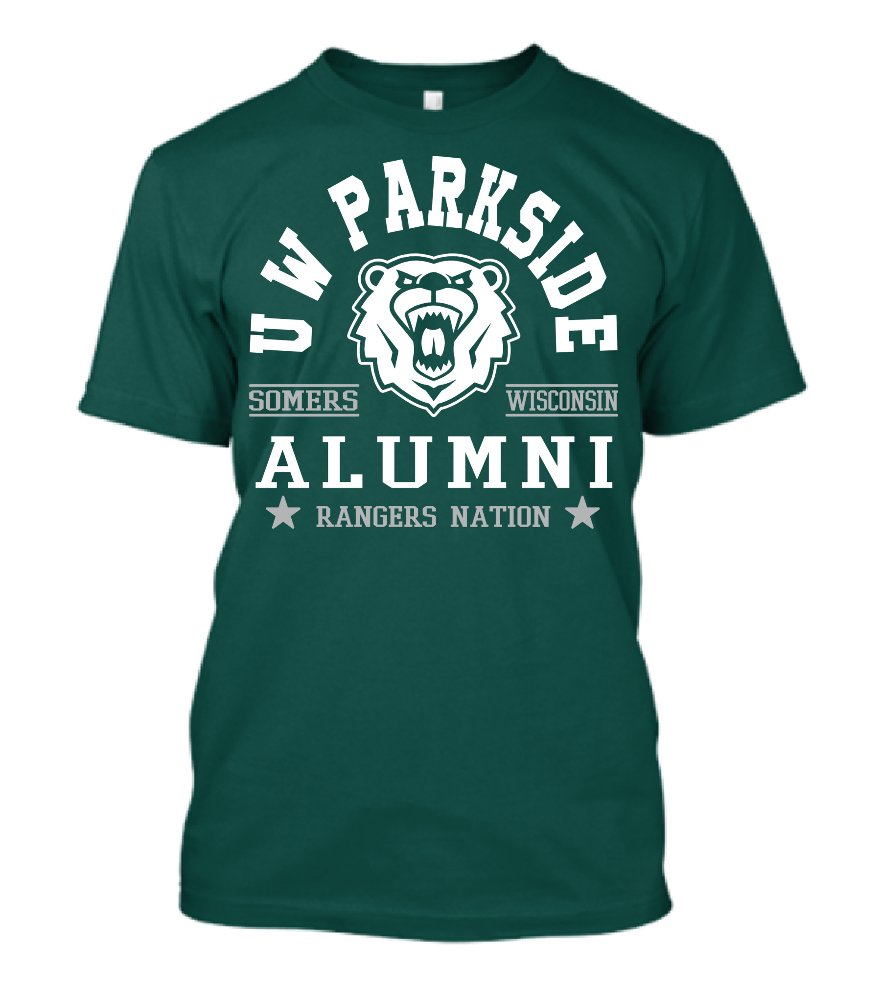 UW Parkside Somers Wisconsin Alumni Rangers Nation T-Shirt