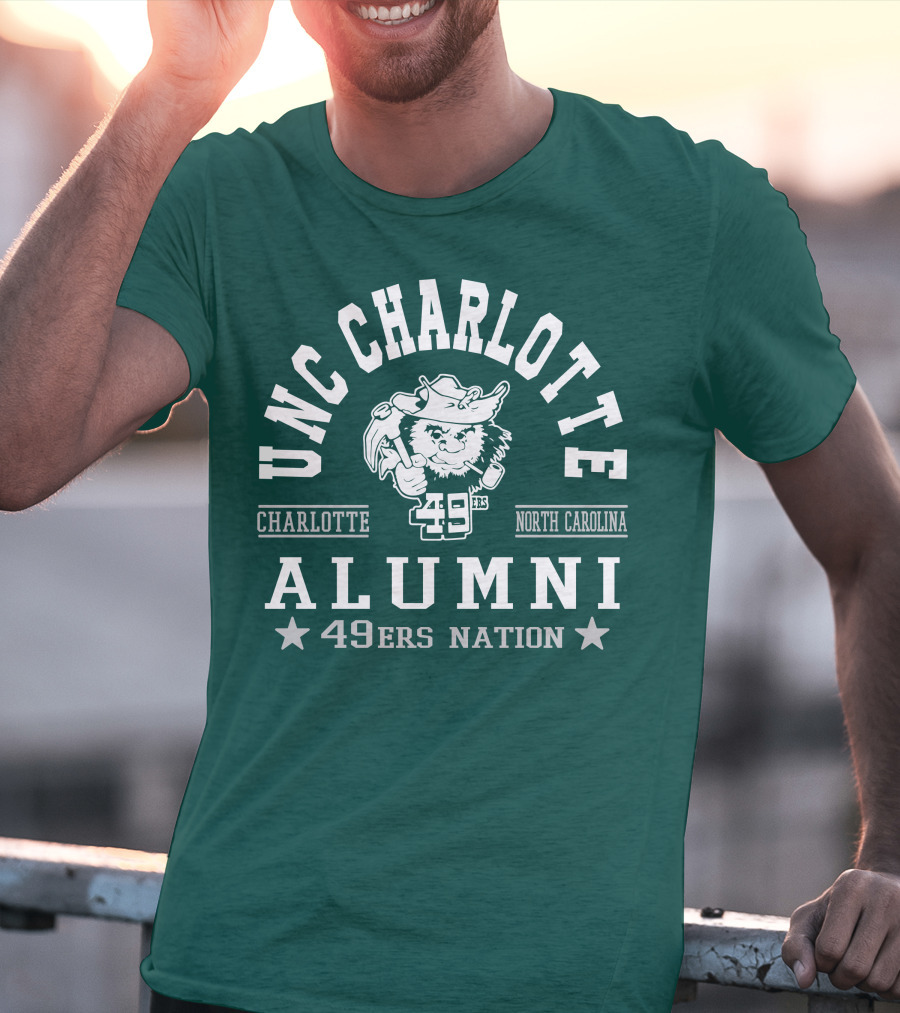 UNC Charlotte Alumni 49ers Nation Charlotte North Carolina T-Shirt