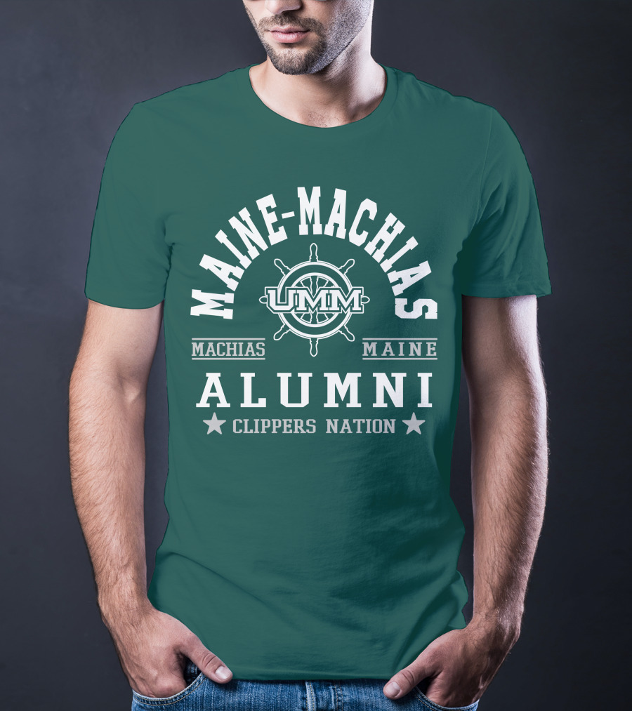 Maine-Machias UMM Alumni Clippers Nation Machias Maine T-Shirt