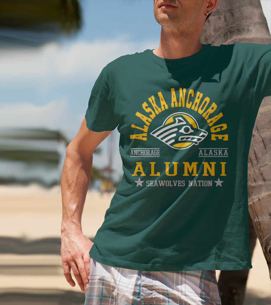 Alaska Anchorage Alumni Seawolves Nation T-Shirt