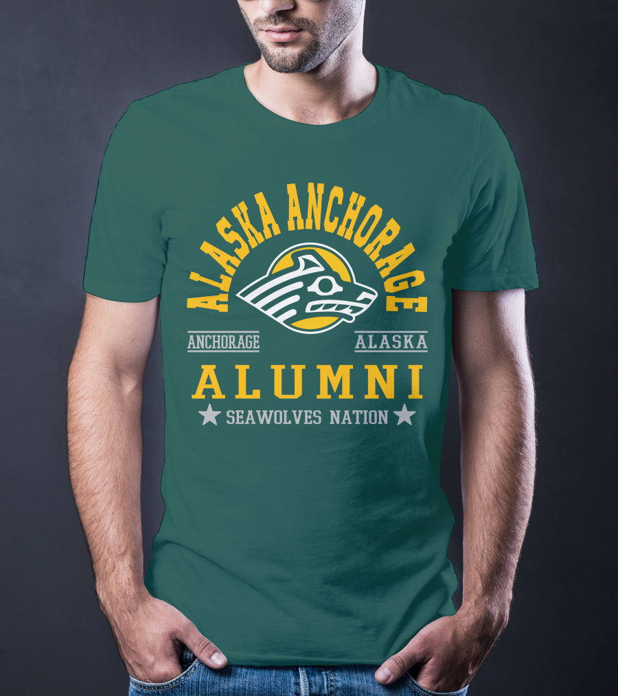 Alaska Anchorage Alumni Seawolves Nation T-Shirt