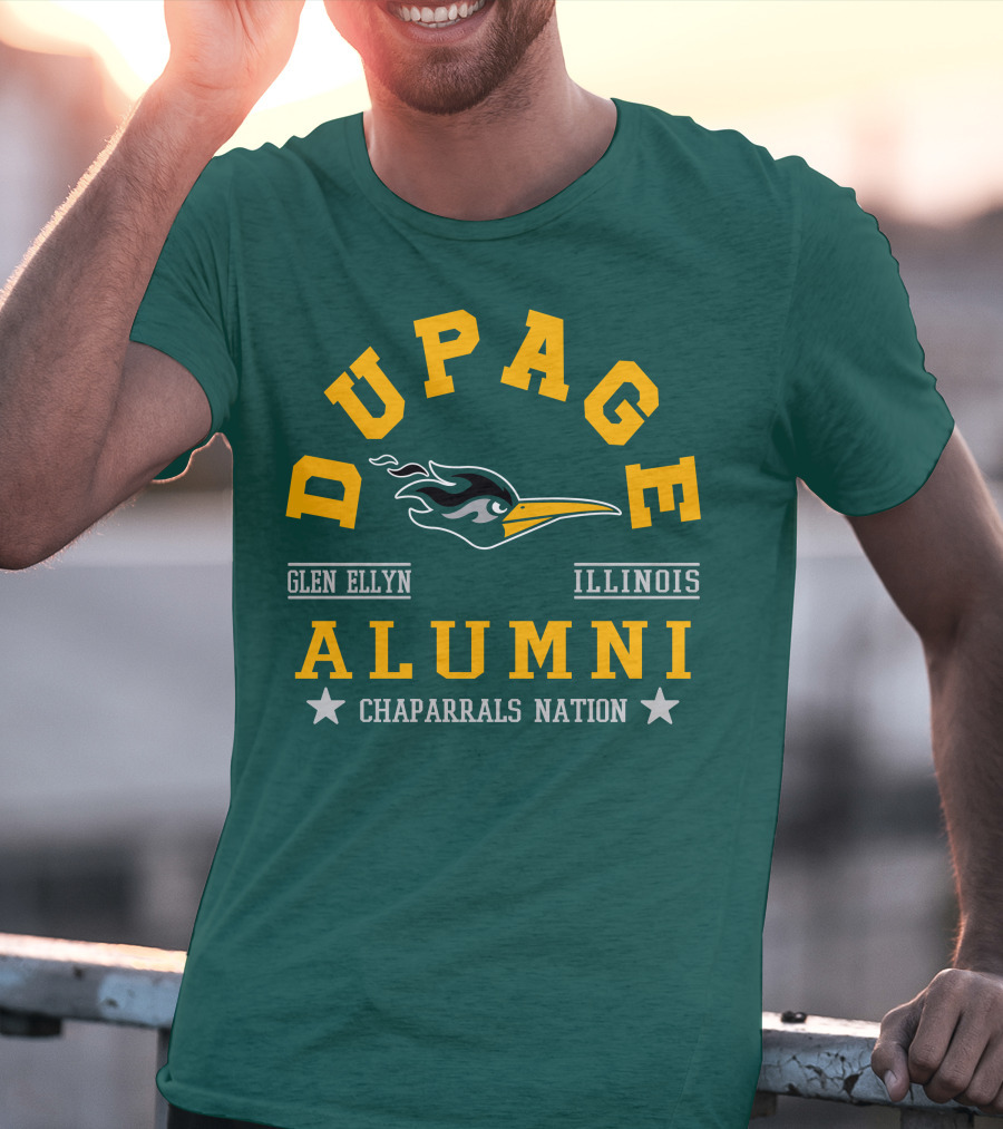 DuPage Glen Ellyn Illinois Alumni Chaparrals Nation T-Shirt